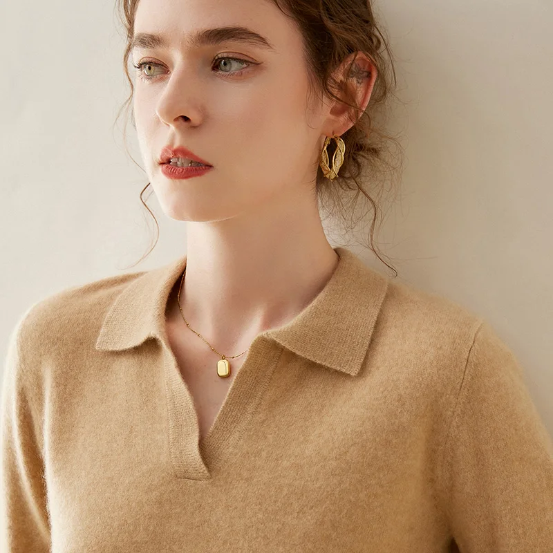 Рисунок 6 - Женский кашемировый пуловер с V-образным