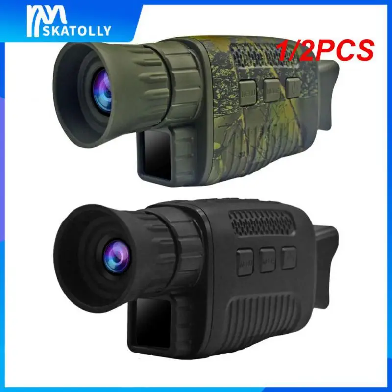 

1/2PCS Thermal imager 5X Digital Night Monocular Zoom Infrared Hunting Telescope Camping Camera Full Dark 300m Outdoor New2023