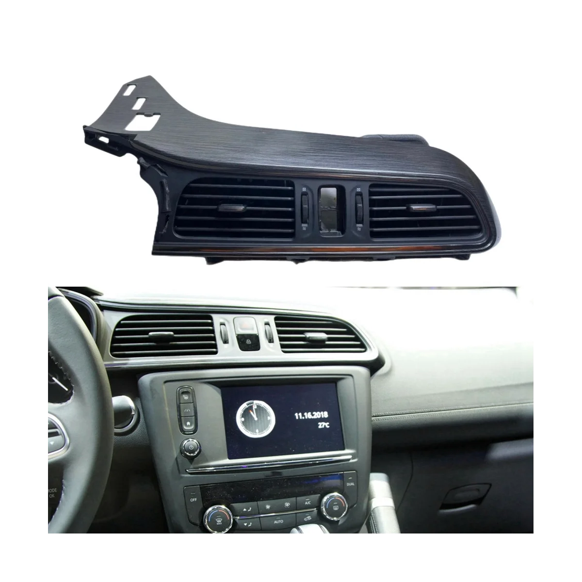 687509788RCarAirOutletDashboardCentralMouldingsforRenault