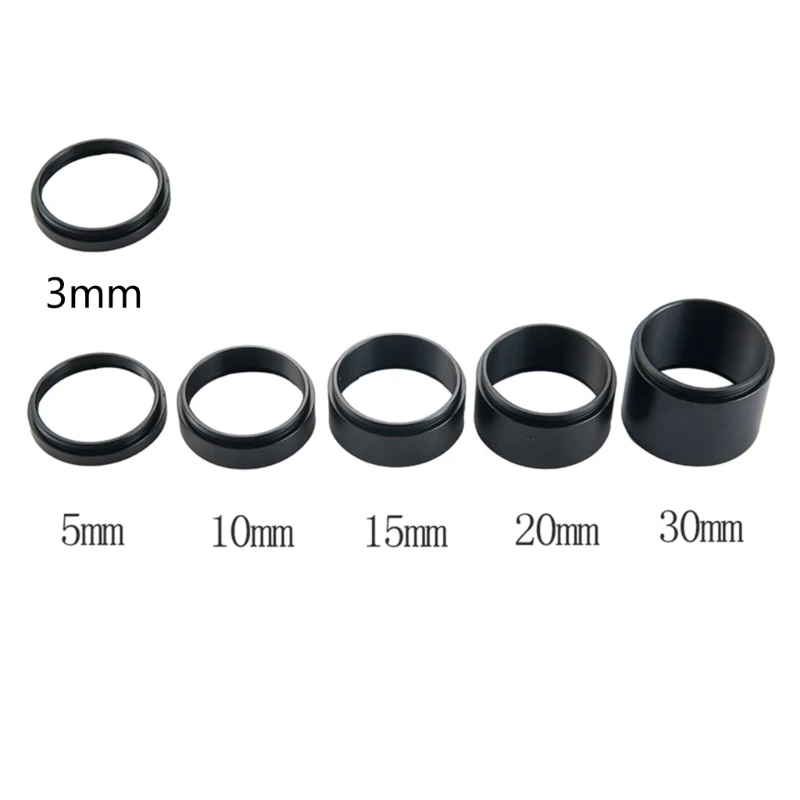 Versatile T2 Extension Tubes 3mm 5mm 10mm 15mm 20mm 30mm M42x0.75 on Both Sides for Astrophotography