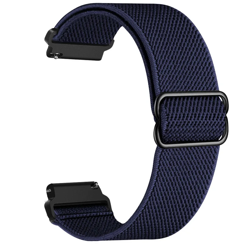 Elastic Nylon Wrist Strap, 20/22mm Adjustable Band