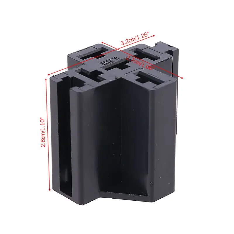 40A 5 Pin Relay Connector Socket with 5 x 6.3mm Terminals Car Truck Vehicle Rela