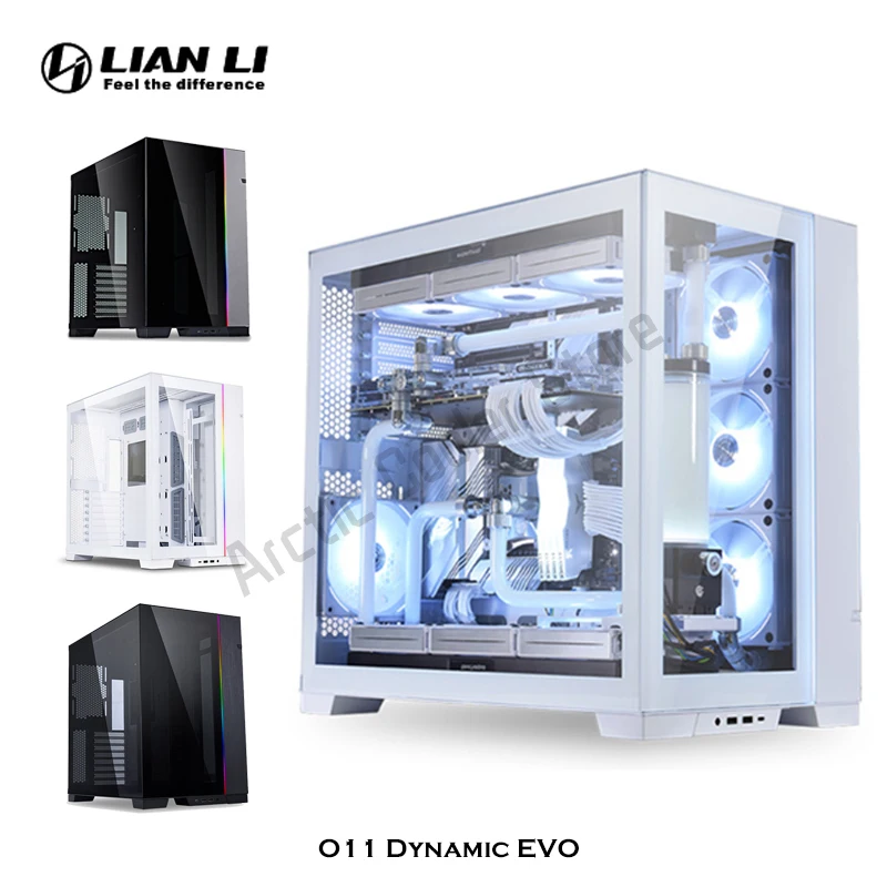 Lian Li O11 Dynamic Evo Case Per Atx, Matx,E-Atx,Pc Modding Gamer Cabinet Raffreddamento Ad Acqua Chassis Vetro Temperato 465*285*459Mm