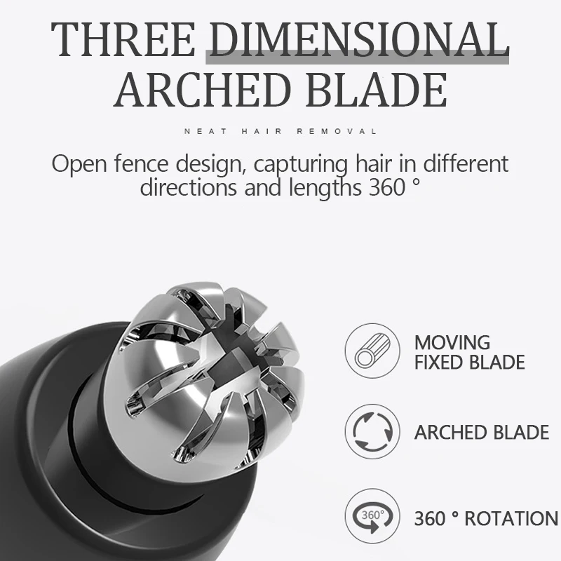 Kemei 2 in 1 trimmer for men Electric Nose and ear trimmer Rechargeable Trimmer For Hair Beard Nose And Ear Cleaner Grooming