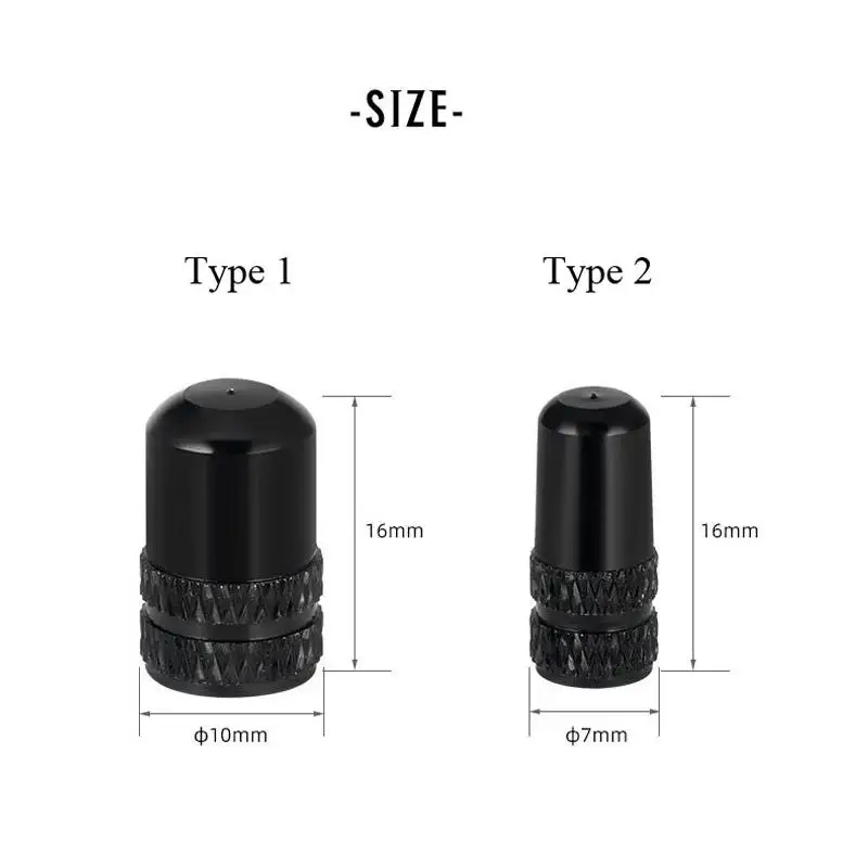 Bicycle Tire Valve Cap Aluminum Alloy Schrader/Presta Valve Core Lends Mtb Tubeless Cover 4/10 pcs bicycle tire valve cap bicycle valve cap valve cap valve caps