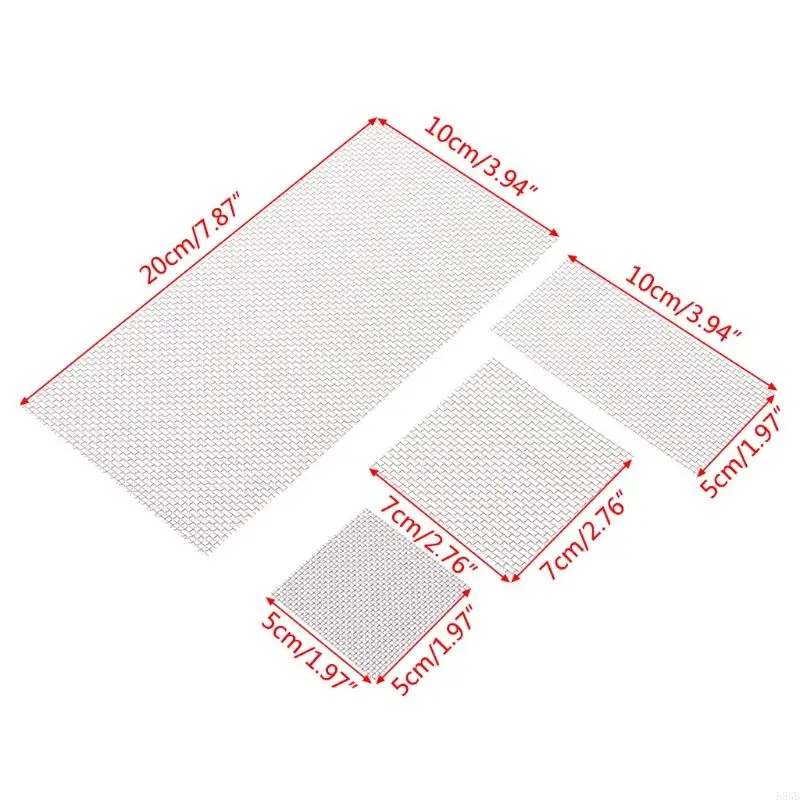Wire Mesh Durable Metal Mesh Sheets Stainless Steel Rust Proof Screen