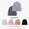 Winter Fashion Twist Rabbit Fur Knitted Hats Woman Keep Warm Earmuffs Cold Cap Outdoor Simple Skullies & Beanies 90g 1