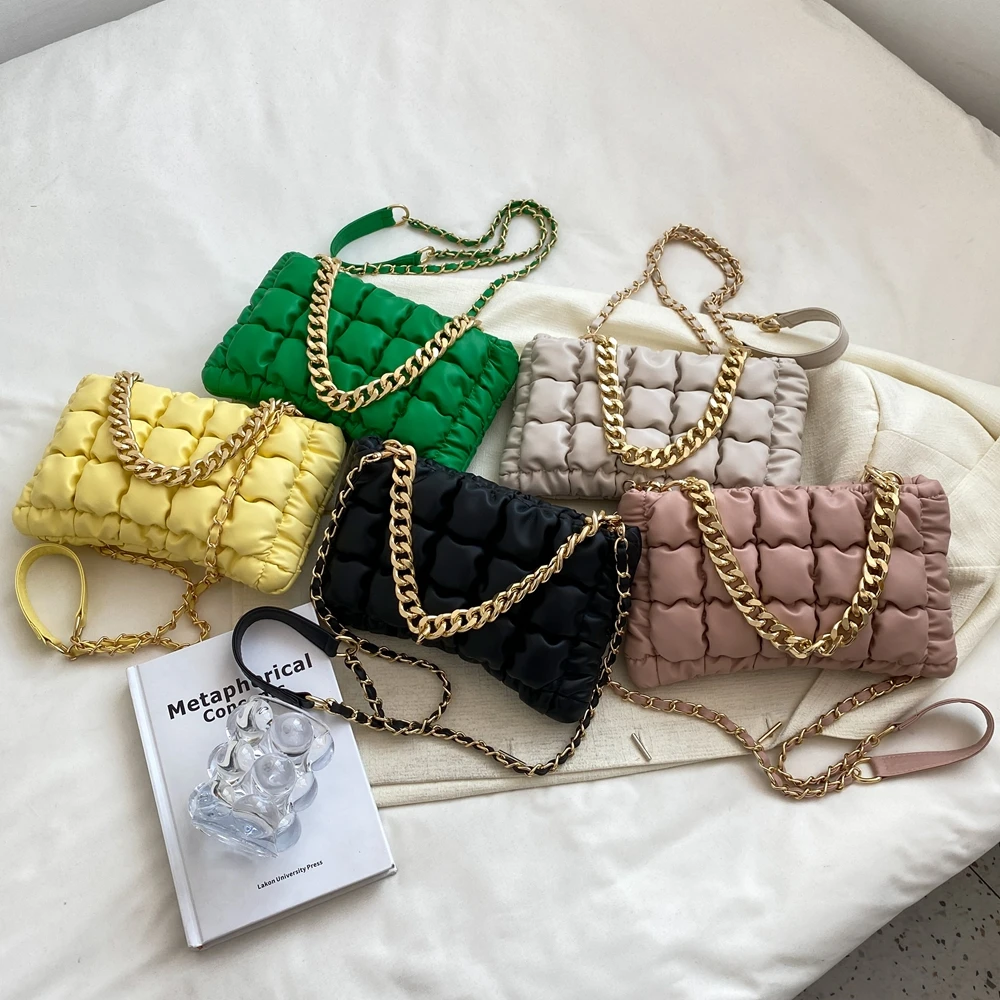 Luxury Brand Designer Handbag Purse Women 2022 Metal Chain