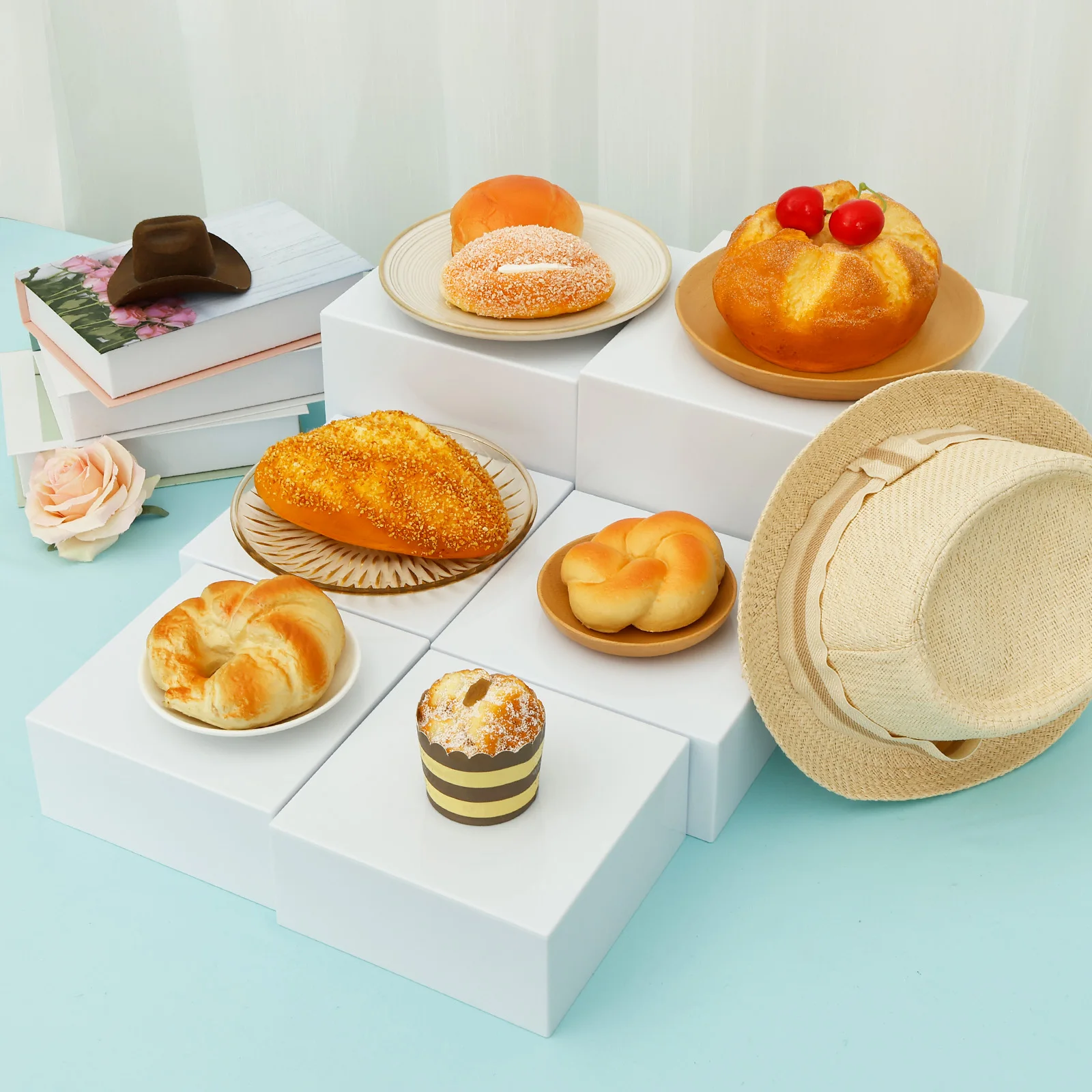Acrylic Buffet Riser Food Display Stands for Party Catering