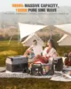 1000W Solar Generator with 200W Portable Solar Panel, 999Wh Portable Power Station Solar Powered Generator Lithium Battery 4