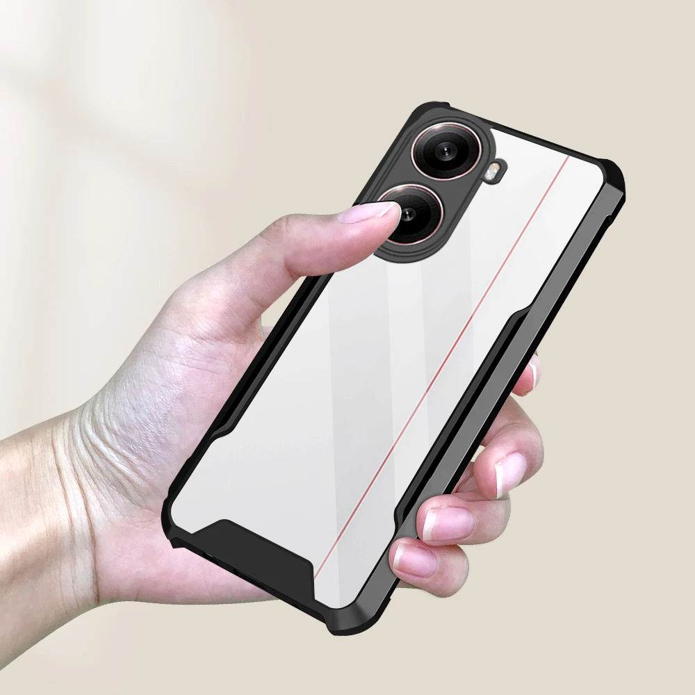 Clear Acrylic Shockproof Phone Case for Xiaomi Turbo 4 – Durable Protective Shell