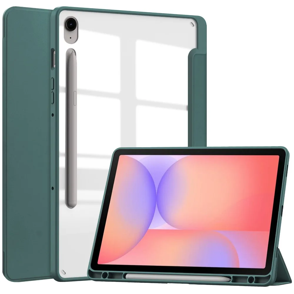Enhanced Protective Acrylic Back Cover with Pencil Holder