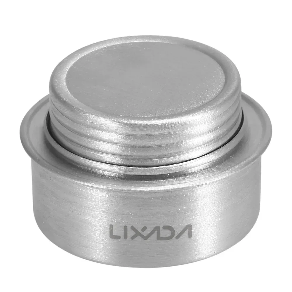 Spiritus-Campingkocher mit Aluminium-Deckel für Outdoor-Abenteuer