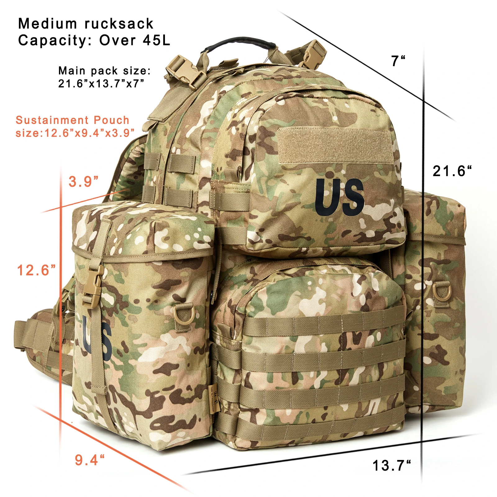 Bolsos de asalto militares sale