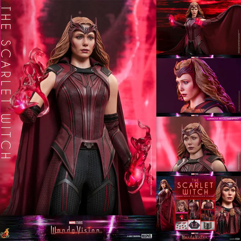 Genuine Original Hot Toys Doctor Strange In The Multitverse Of Madness Scarlet Witch Action Figure Modello Da Collezione Bambole Regalo