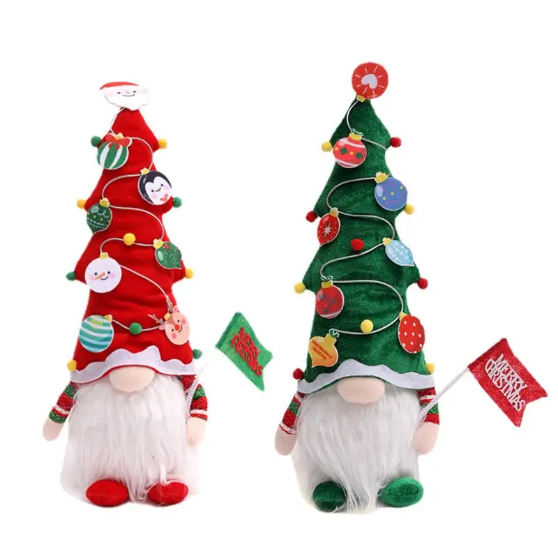 

Блестки Рождественские LED украшения Gnome, безлицевая кукла, фото для дома, праздника, Рождественское украшение, подарок на Новый год