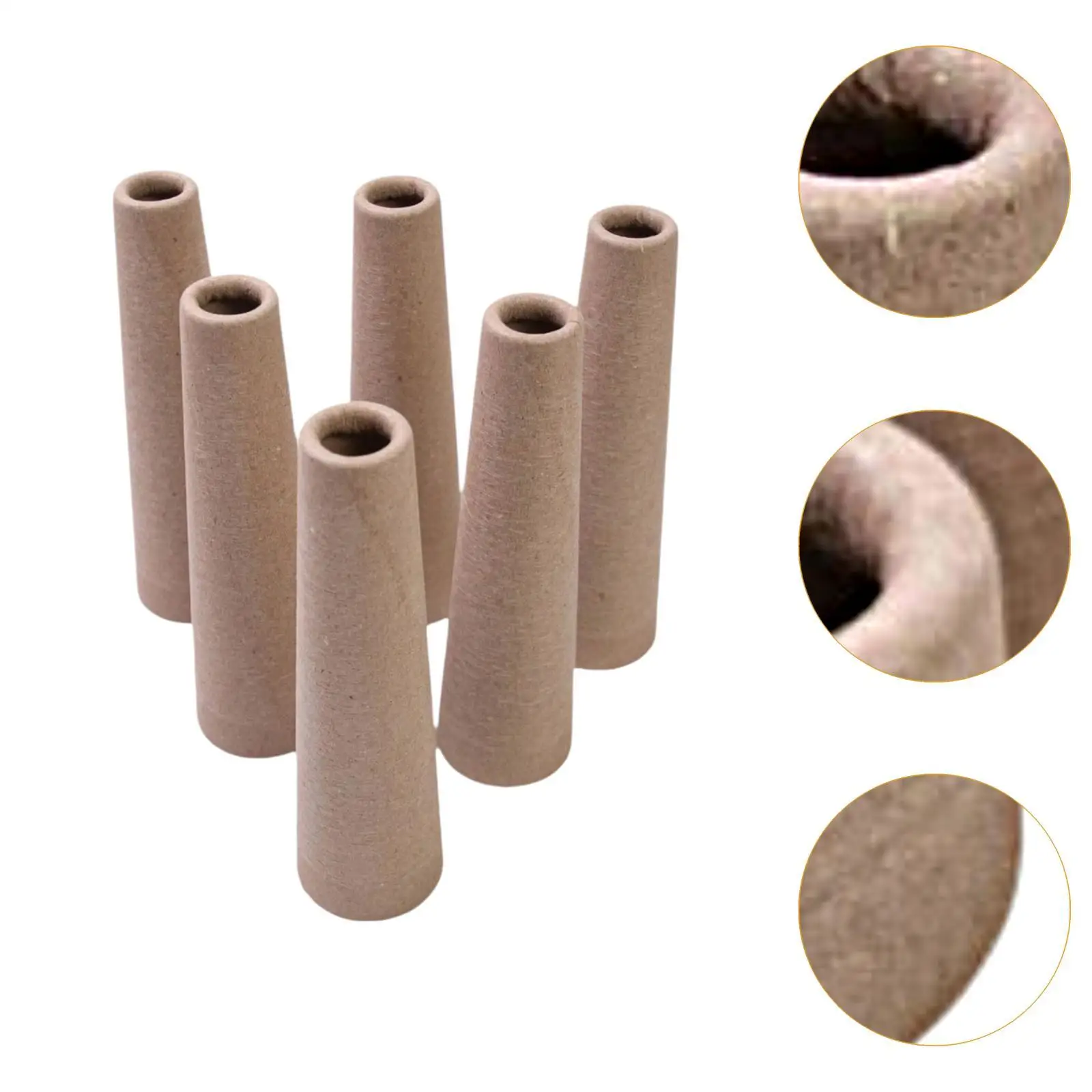 Hand woven diy material 6x yarn winder tube wool winder tube household DIY knitting machine accessory yarn holder ball winding cone