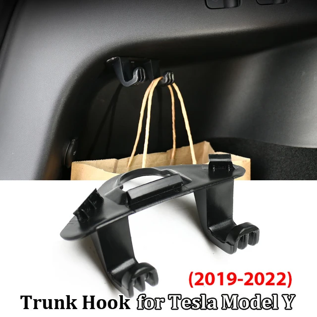 For Tesla Model Y Car Rear Trunk Hook Front Trunk Hook Holding Clips Trunk  Grocery Bag Holder Hook Car Interior Accessories - AliExpress