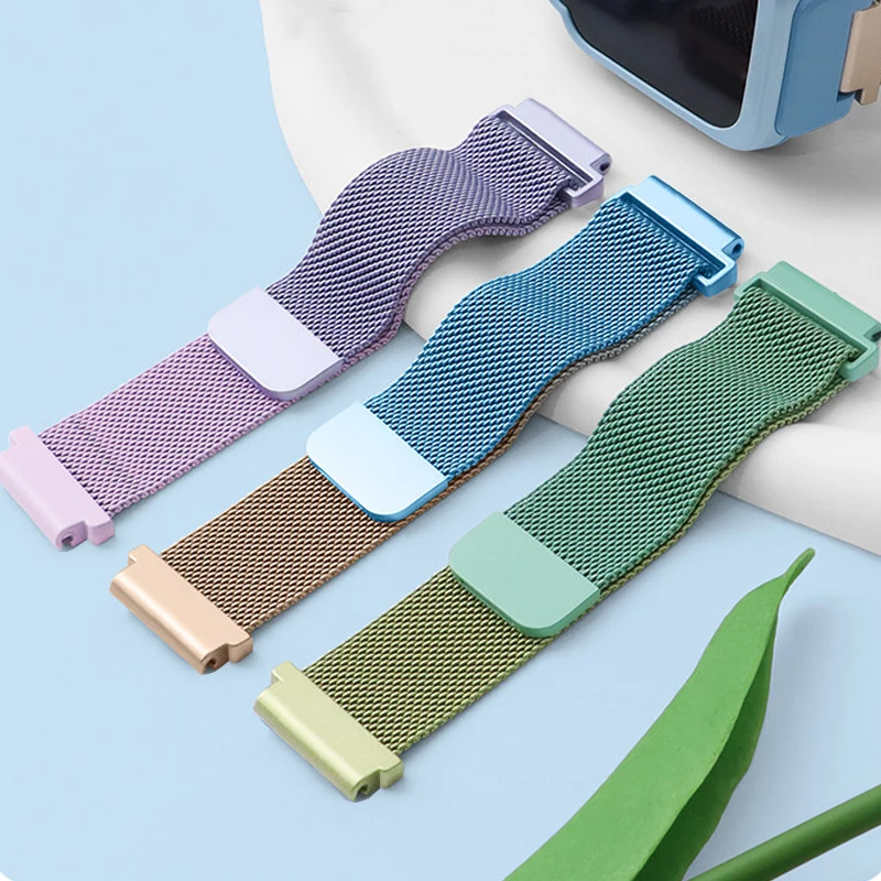 Milanese Loop Strap with Magnetic Buckle