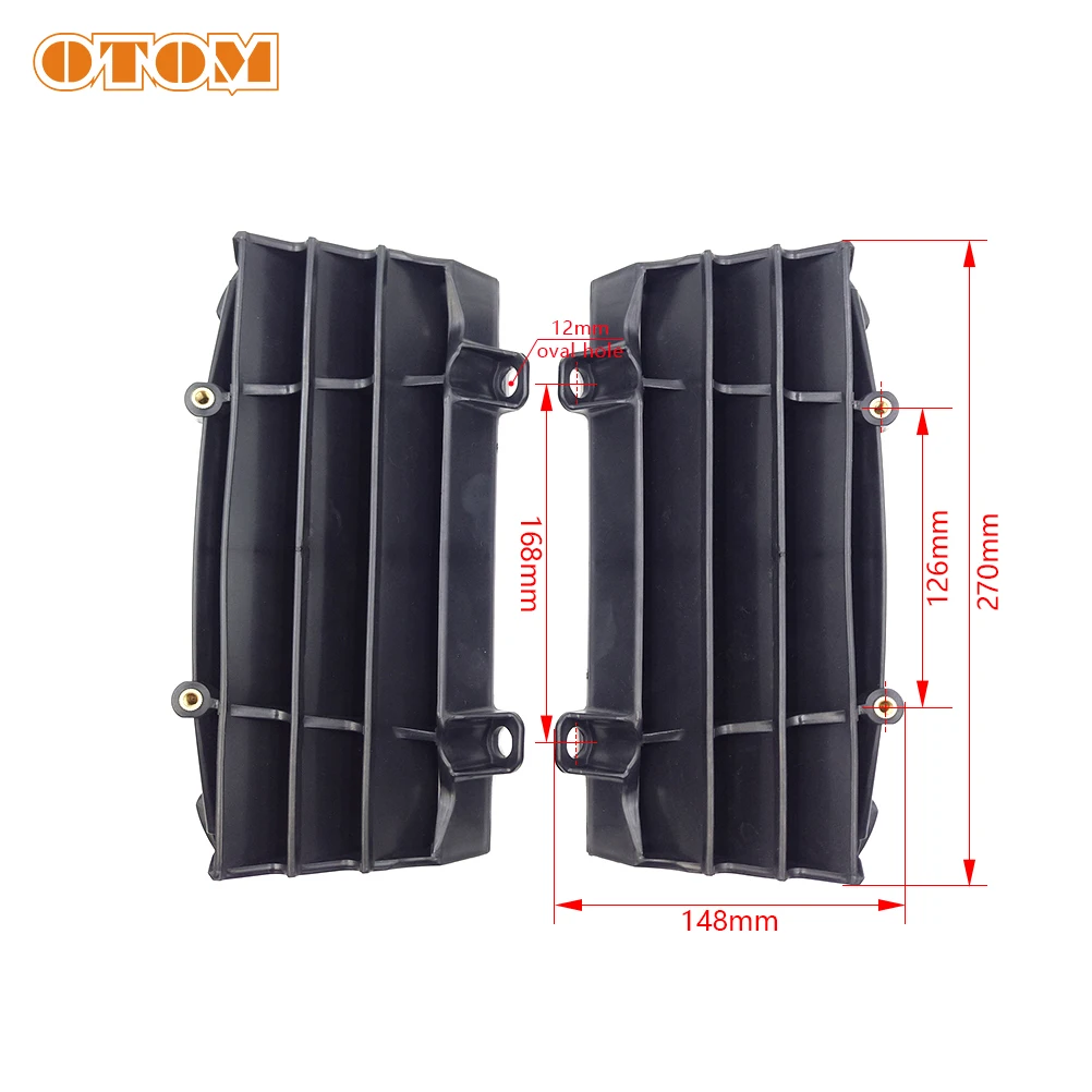 Motorcycle Plastic Radiator Louvers Cooler Motocross Engine Oil Cooling Heat Sink Water Tank Guard For KTM HUSQVARNA GASGAS