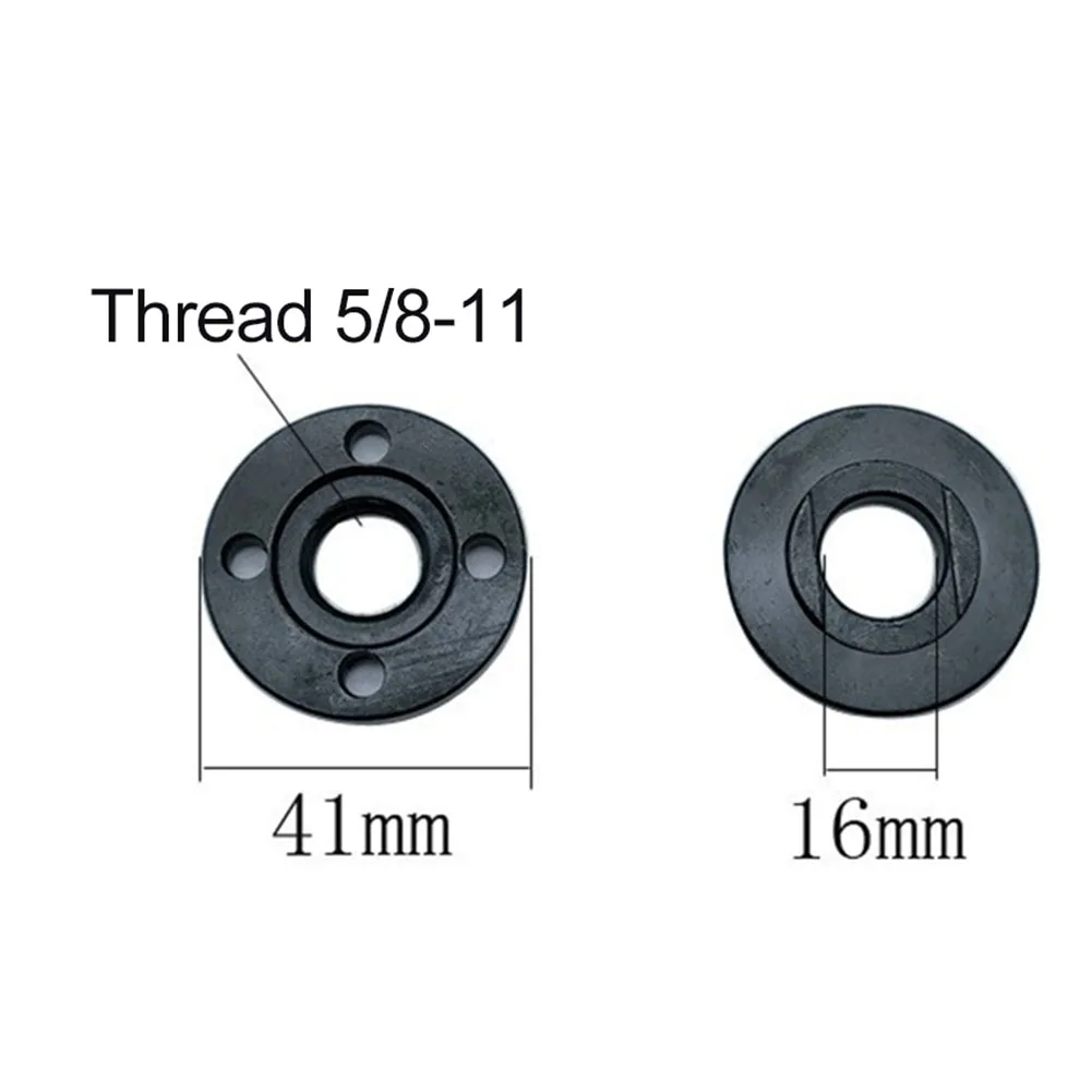

5/8-11 Thread Angle Grinder Metal Pressure Plate Inner Outer Flange Nut Set Tools For Spindle Thread With Wrench