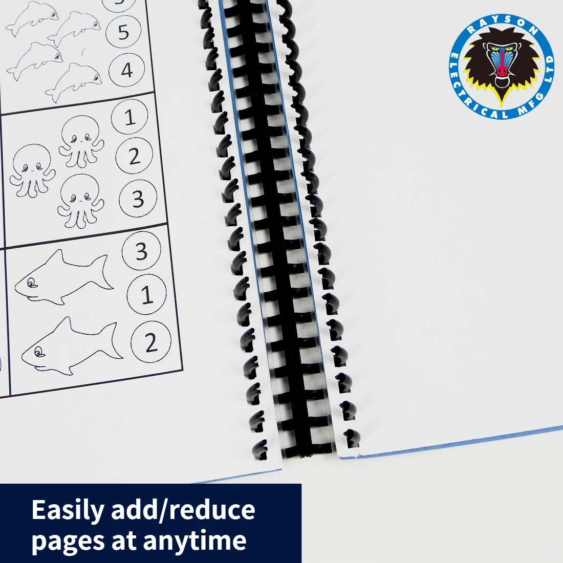 DIY Comb Binding Spine for A4 PVC NoteBooks