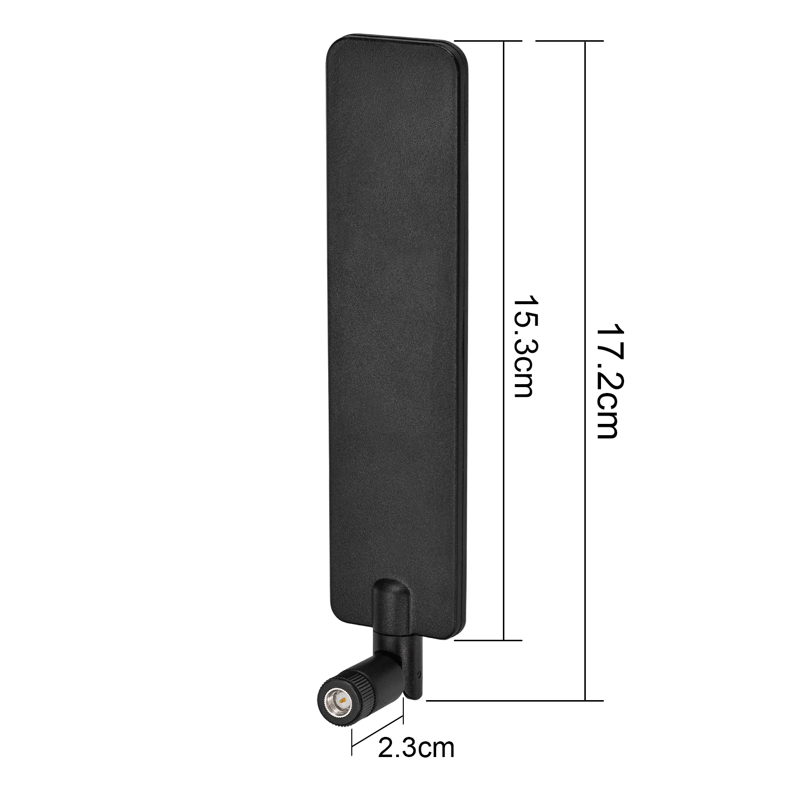 Superbat 2X8dbi 2.4/5/6GHz Tri-Band WiFi 6E Antenna RP-SMA Male,MIMO Omnidirectional Antenna for Router,Network Card,IP Camera