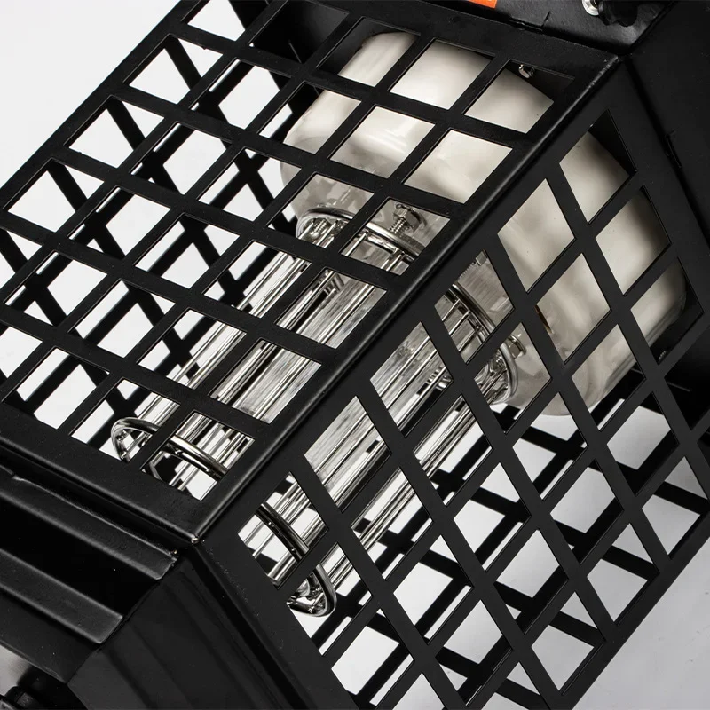 KARLOS Mosquito Killer Lamp Modern Outdoor Black Grid Insect Kill Pillar Light Waterproof LED for Garden Courtyard Porch