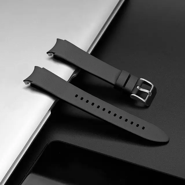 Genuine Leather Band For Samsung Galaxy Watch 4 classic 46mm 6 Classic 43mm 44mm 5 pro 40mm Bracelet correa Galaxy Watch 6 strap