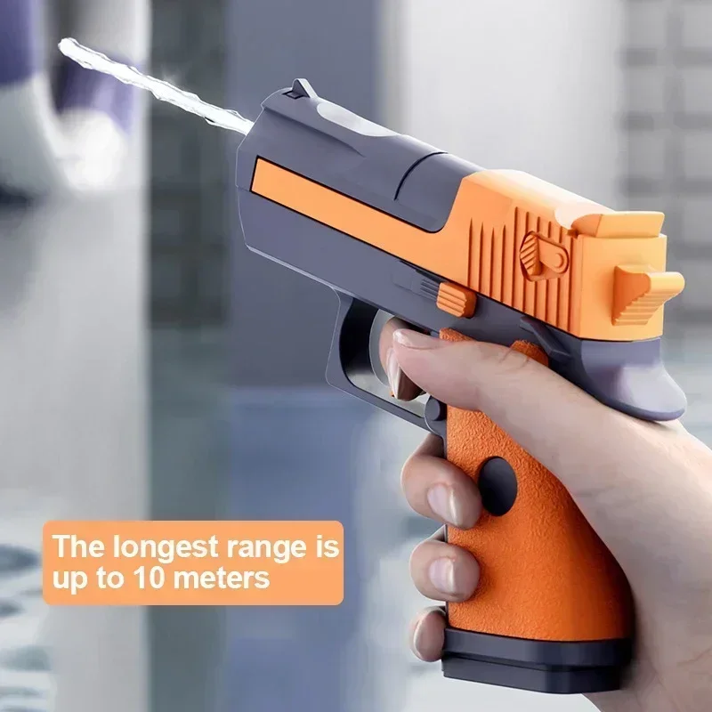 Mini Manual Water Gun Desert Eagle Pistol Shooting game Fight Toy Gun Water Play Summer Outdoor Toys For Children Boys Gifts 3