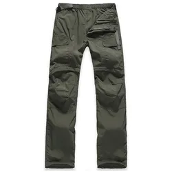 Women's Quick Dry Convertible Cargo Pants for Summer Hiking and Outdoor Activities (Women Army Green)