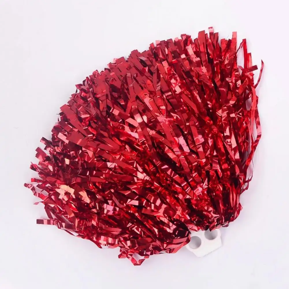 Universal Cheerleading Flower Ball Straight Shank Type Eco-friendly Compact Cheerleading Pompons for Soccer
