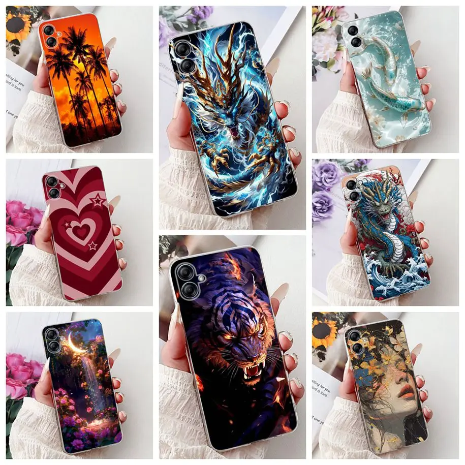 For Samsung Galaxy A04 Case SM-A045F Cover Cool Dragon Cartoon Soft Silicone Phone Cases For Samsung A04e M04 F04 SM-M045F Funda