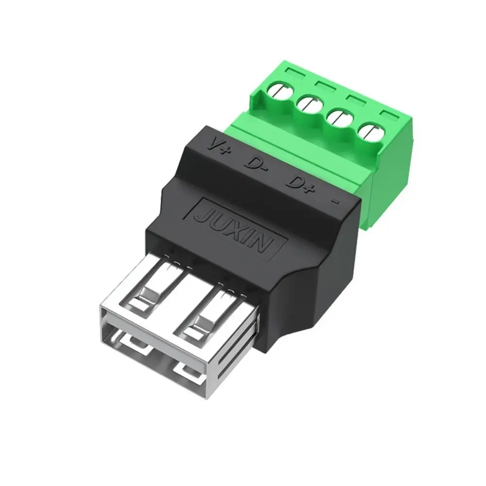 USB 2.0 Type A Screw Terminal Plug Adapter