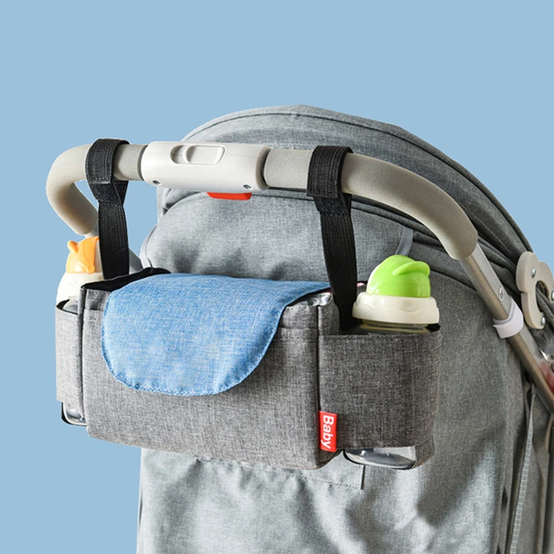 

Hang Diaper Bag Baby Stroller Bag Organizer Bag Nappy Baby Bottle Storage Bags Buggy Pram Cart Basket Hook Stroller Accessories