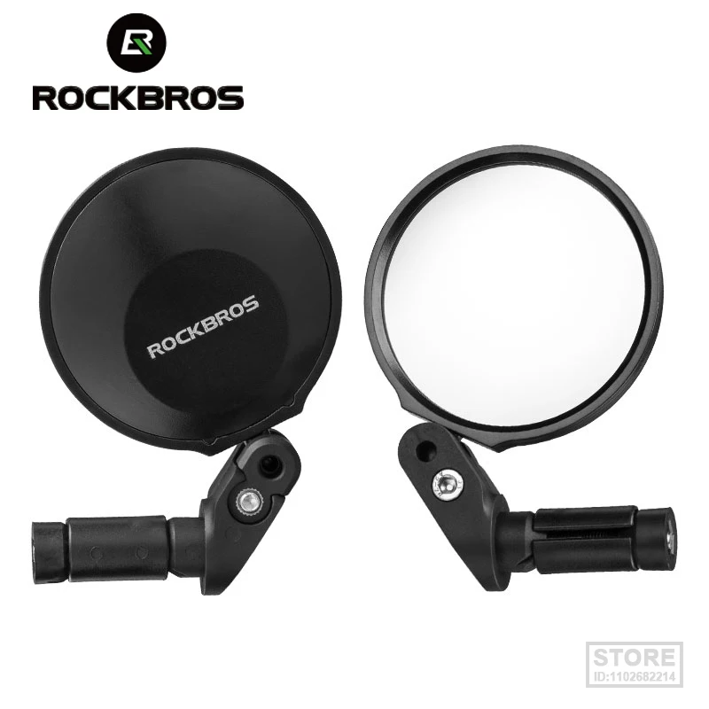 ROCKBRSOHDViewMTBRoadBikeMirrors360AngleAdjustableHandlebar