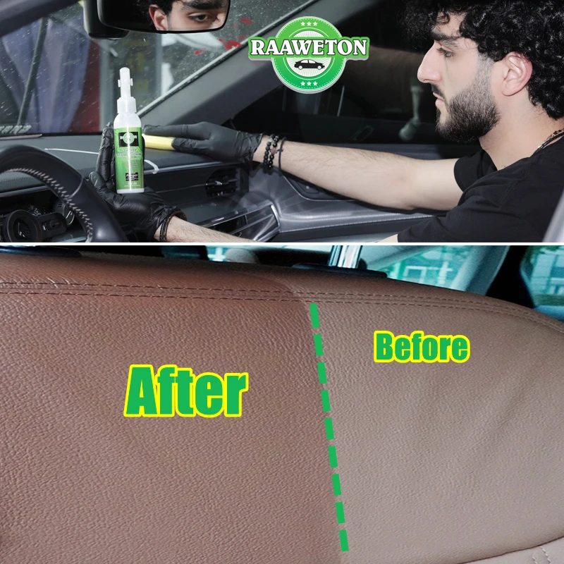 Car Interior Leather Nano Coating Agent Brightening Scratch Resistant Super Water-Skid Renovation Leather Care