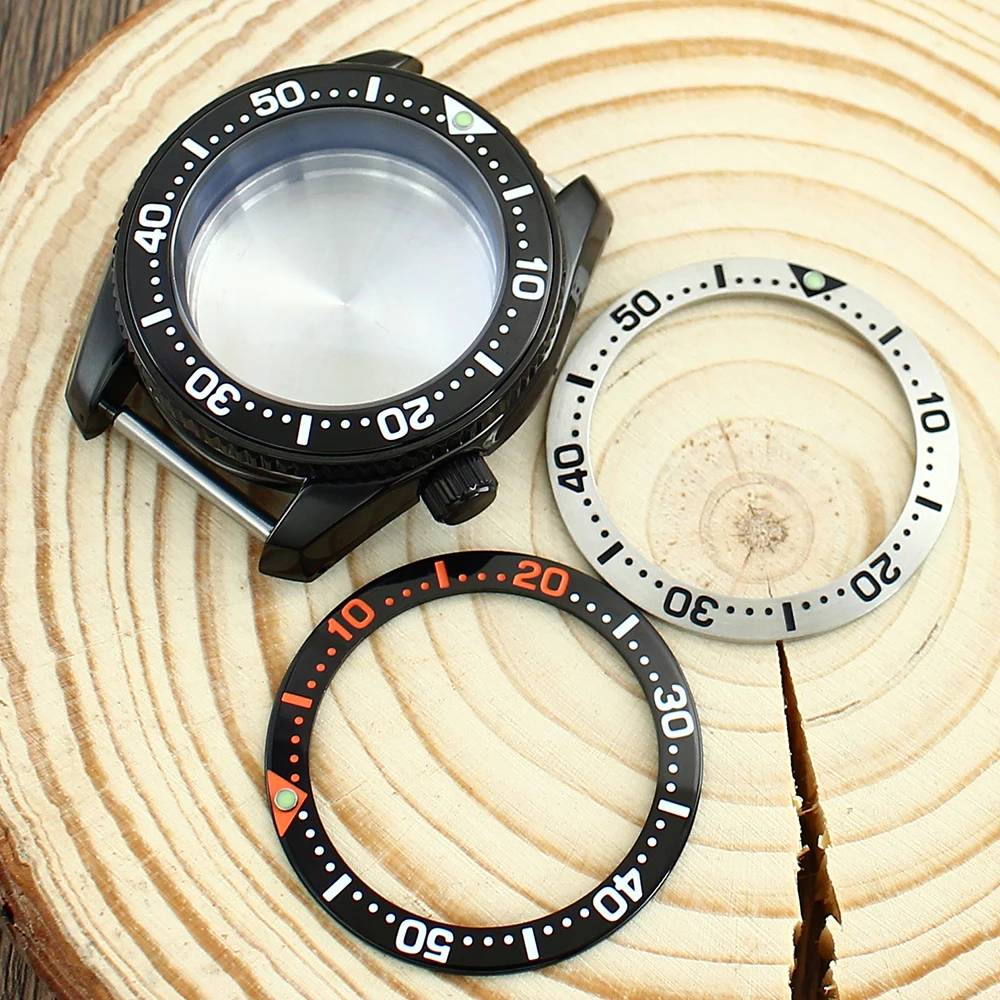 42mm SKX SPB385J1 Mod Uhrengehäuse Zubehör Edelstahl Saphirglas Glastile für Seiko NH34 NH35 NH36 38 Uhrwerk – Detail 7