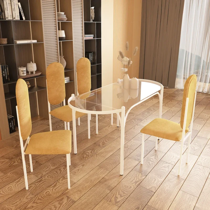 

Luxury Dining Chairs Living Room Modern Seat Pads Designer Makeup Lounge Chair Nordic Muebles De La Sala Library Furniture