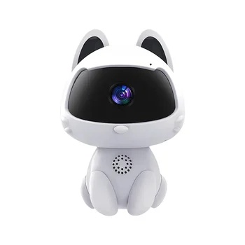 Wifi Camera Indoor V380 Animal Cat Shape HD 1080P Two-way Audio Smart Night Vision Baby Monitor Home Surveillance Cute Cam 1