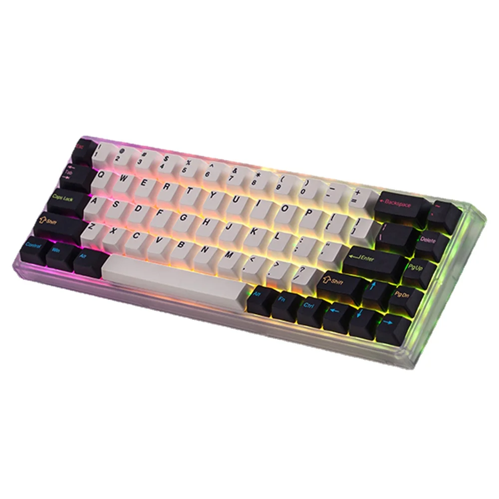 Keydous NJ68 MAX Bluetooth Keyboard RGB Hotswap Mechanical Keyboards 2