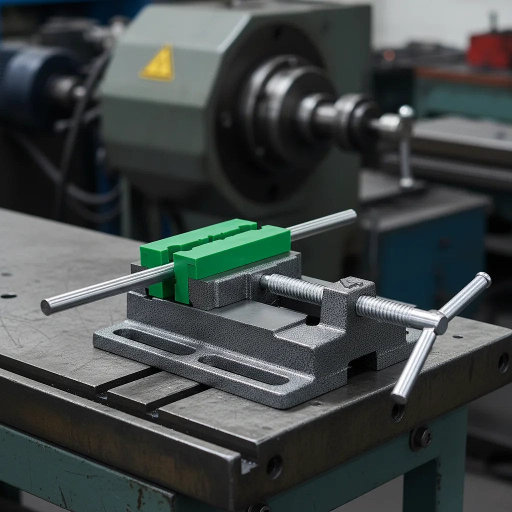 44-Zoll-Bohrmaschinenschraubstock mit 2 magnetischen Klemmflächen, Metall-Frässchraubstock für Holz und Kunststoff