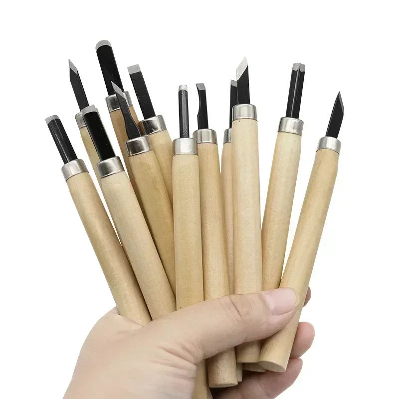 Wood Carving Chisel Knife Set with Ergonomic Handles