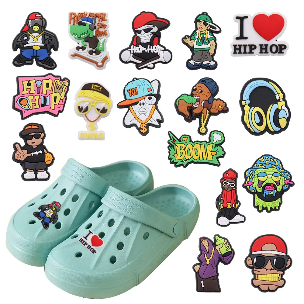 Сандалии из ПВХ с пряжкой, смешанные босоножки с дырками в стиле хип-хоп, 50 шт. Сандалии из ПВХ с пряжкой, смешанные босоножки с дырками в стиле хип-хоп, 50 шт.