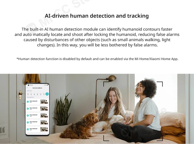 XIAOMI - Caméra de Surveillance Filaire Smart C400 - Caméra de surveillance  connectée - Rue du Commerce