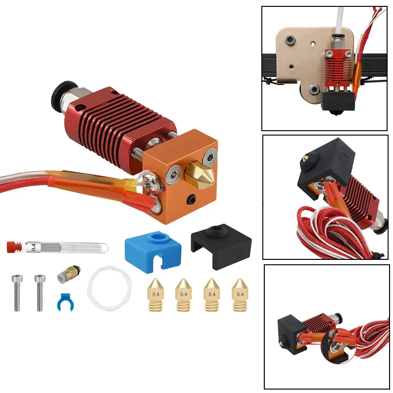 

Модернизированный экструдер для 3D-принтера Hotend Assembly Type 40W, подходит для 3D-принтера V2, 5Th, CR10