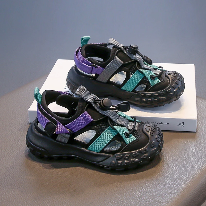 Kids Non Slip Summer Sandals Hollowed Out Beach Shoes