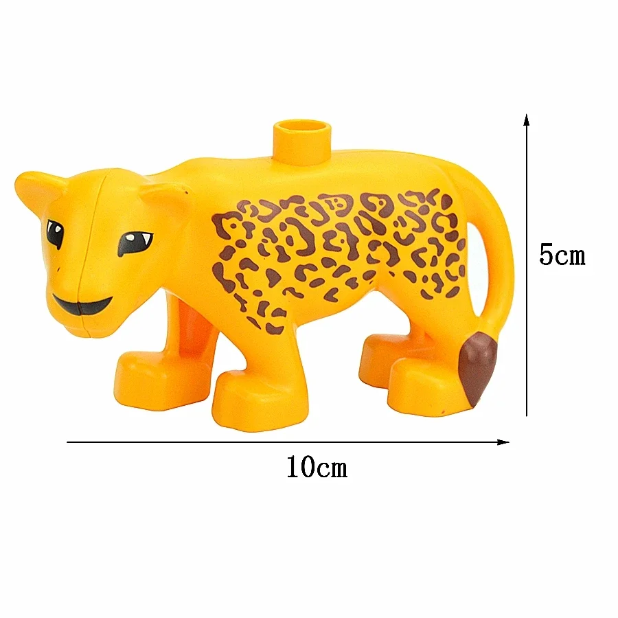 Bulk Large Animal Building Blocks Set - Farm & Zoo Creatures Toys