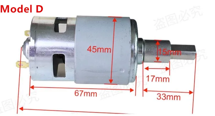 Moteur de souffleur de charge électrique sans fil, dépoussiéreur de  soufflage de suie industriel au lithium, DC, 18V-21V, 775 - AliExpress