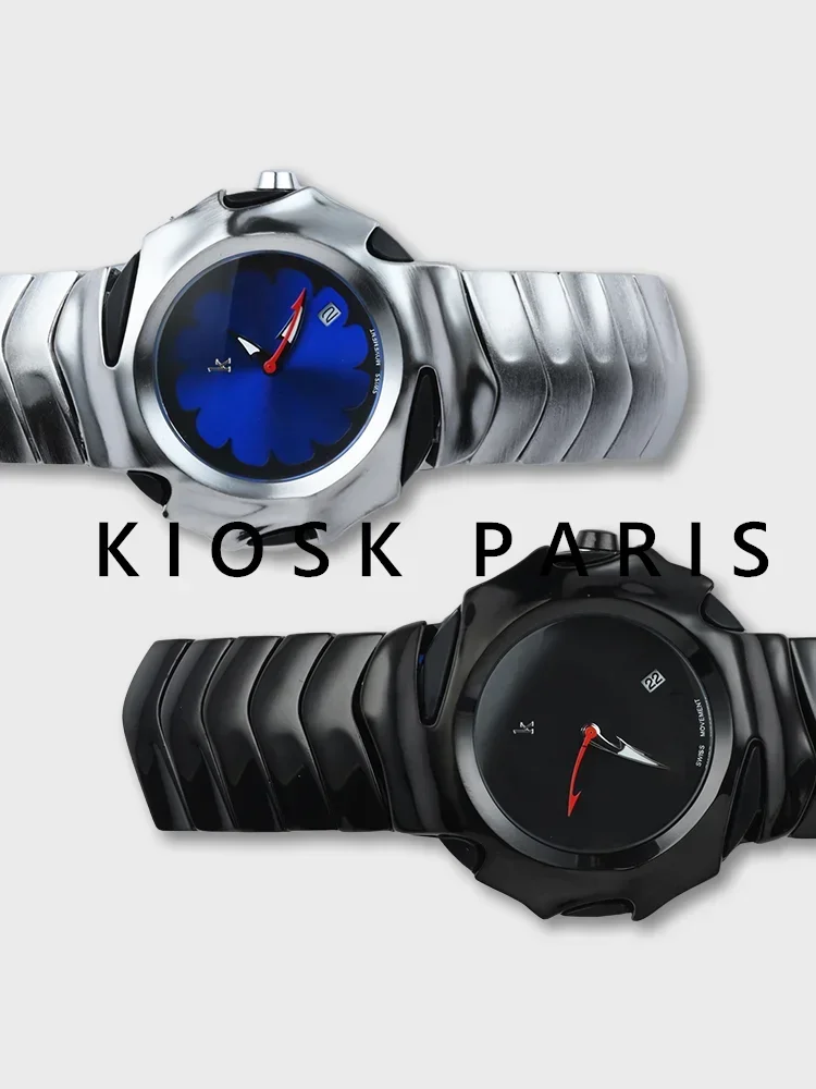 특수 형태의 시계, 오리지널 블레이드, 무기계식, 남성 패션, 인스 스타일, 틈새 디자인